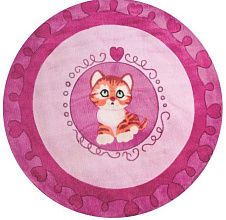 Ковер с котятами детский AMIGO CAT круг