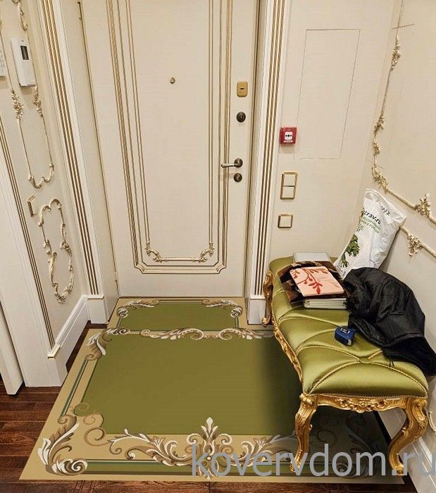 Комплект авторских ковров ручной работы в прихожую и гардеробную